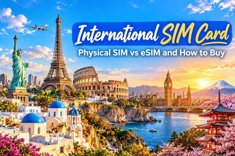 国际 SIM 卡:实体 SIM 卡和 eSIM 对比,以及怎么买